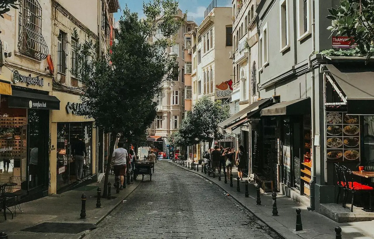 İstanbul'da bir sokak